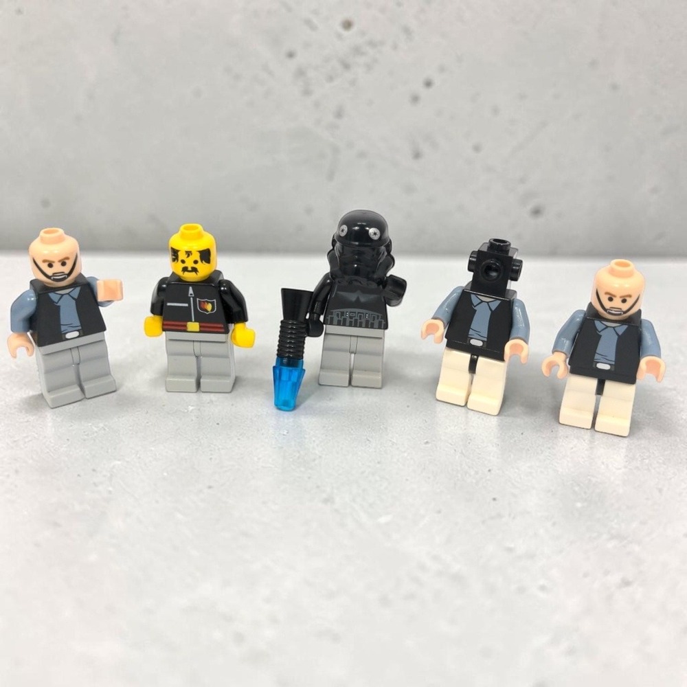 VTG LEGO Star Wars Minifigures Lot TIE Fighter Pilot Imperial Crew Figure Hasbro